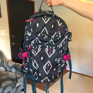 Dakine Navy & Pink Diamond Backpack